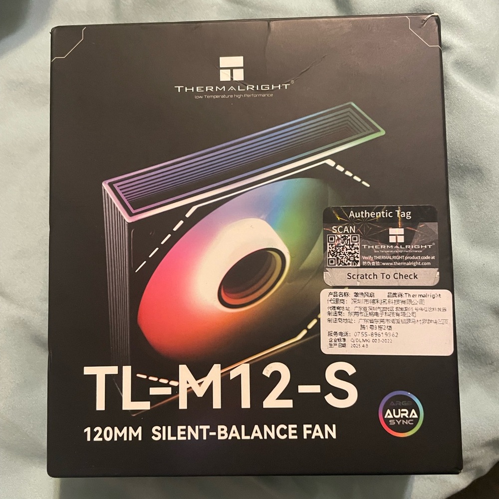 Thermalright TL-M12-S 120mm Silent-Balance Fan